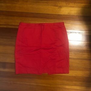 Express Red pencil skirt